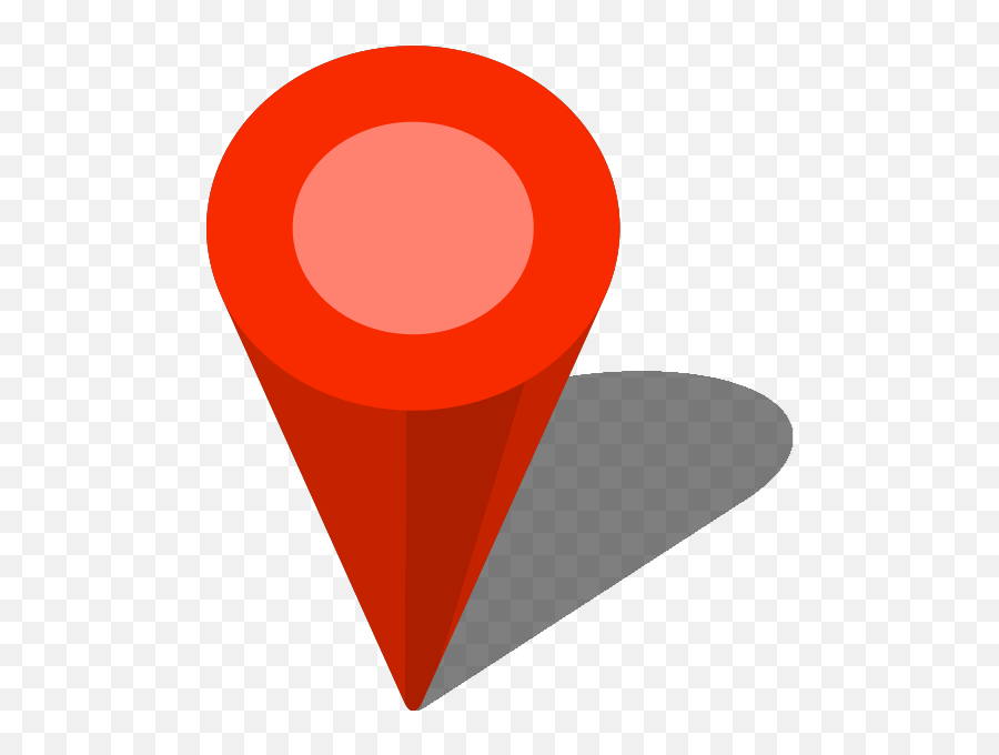 Download Hd Simple Location Map Pin Icon3 Red Free Vector - Vector Location Logo Transparent Emoji,Location Png