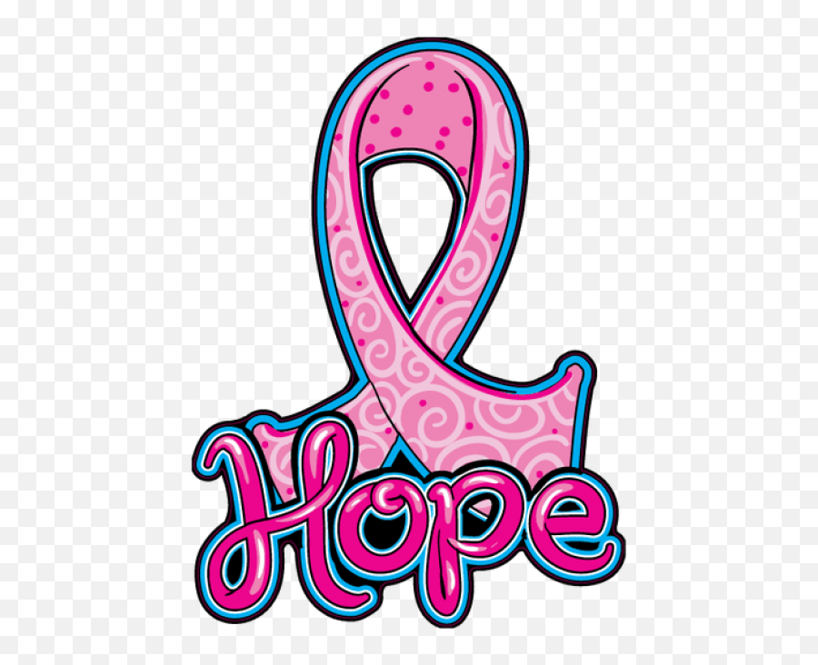 Pink Ribbon Decal Sticker - Cute Pics For Breast Cancer Awareness Ribbon Emoji,Hope Clipart