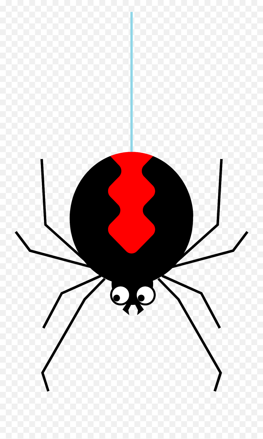 Redback Spider Clipart Free Download Transparent Png - Red Back Spider Clipart Emoji,Spider Clipart Black And White