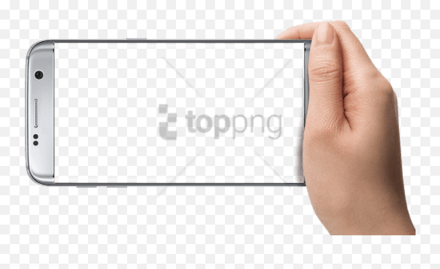 Free Png Mobile Phone Png Image With - Landscape Mobile In Hand Png Emoji,Hand Holding Phone Png