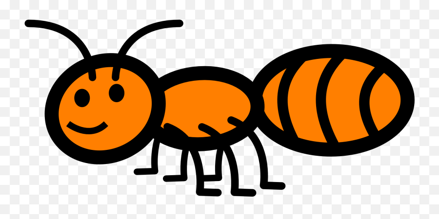Orange Ant Clipart Free Image - Coloring Pictures For Letter Emoji,Orange Clipart