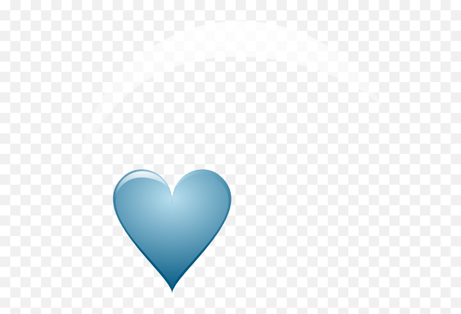 Blue Heart Clip Art Free - Girly Emoji,Open Heart Clipart