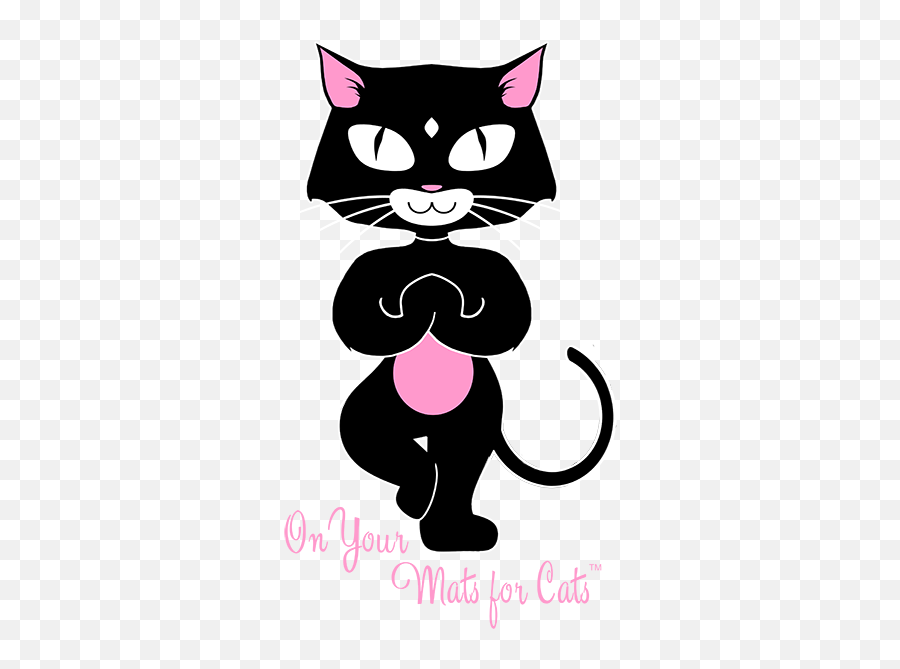 On Your Mats For Cats U2014 Luna Vinyasa - Dot Emoji,Cats Logo