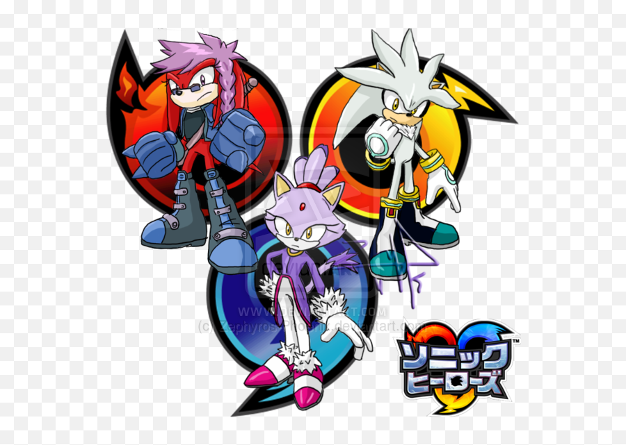 What Team Should Be In Sonic Heroes And Rides Comics And - Silver Blaze And Shade Emoji,Sonic Heroes Logo
