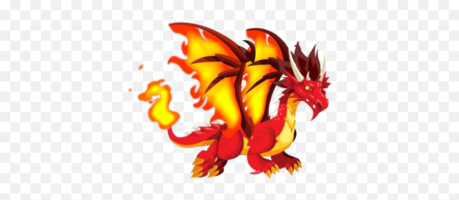 Download Dark Fire Dragon Dragon City - Flame Dragon Dragob City Golden Emoji,Fire Dragon Png