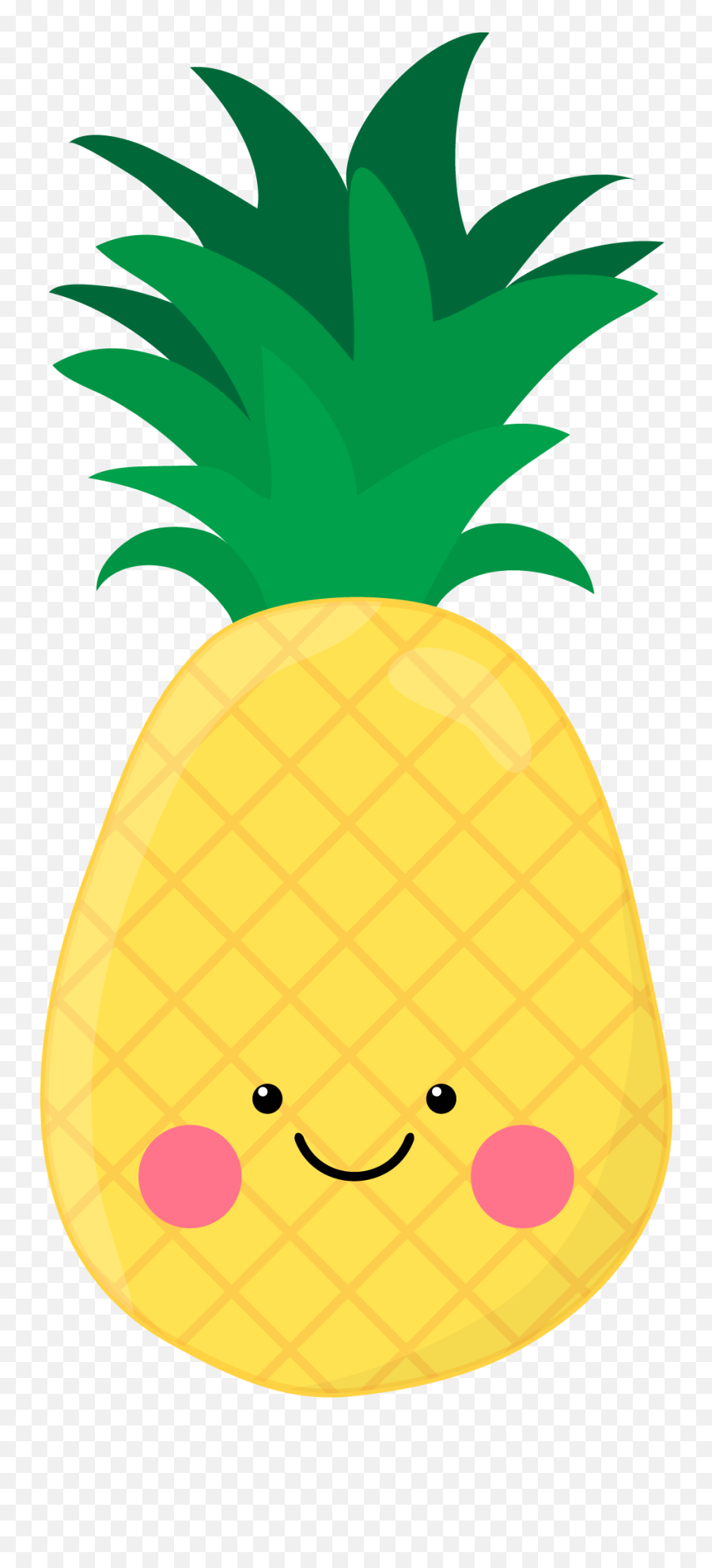Pineapple - Transparent Cute Pineapple Clipart Emoji,Pineapple Transparent
