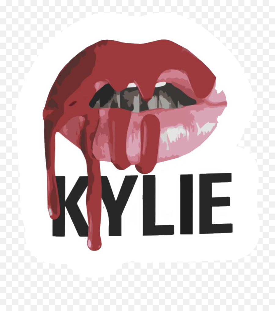 Kylie Jenner Matte Lip Kit Drip Vinyl Wall Bumper Bottle Emoji,Nike Drip Logo