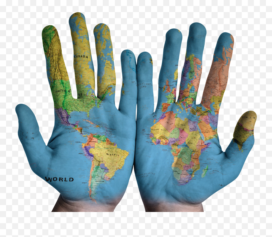 Hd Hands World Map Png Image Free Download - Hands World Map Png Emoji,Hands Png