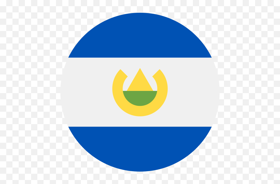 El Salvador - El Salvador Icono Png Emoji,El Salvador Flag Png