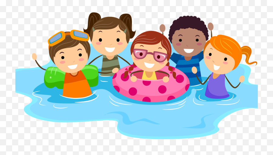 Kids Clipart Swimming Pool Picture 1473491 Kids Clipart - Kids Swimming Clip Art Emoji,Pool Clipart