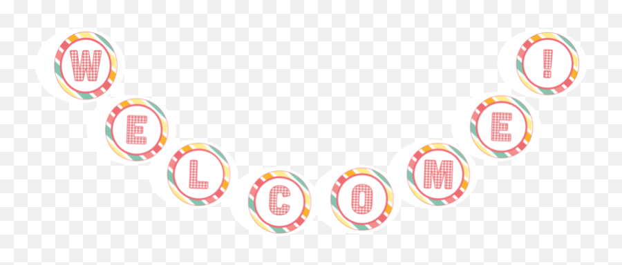 Hello Sunshine Coral Welcome Banner Uprint - Dot Emoji,Banner Transparent