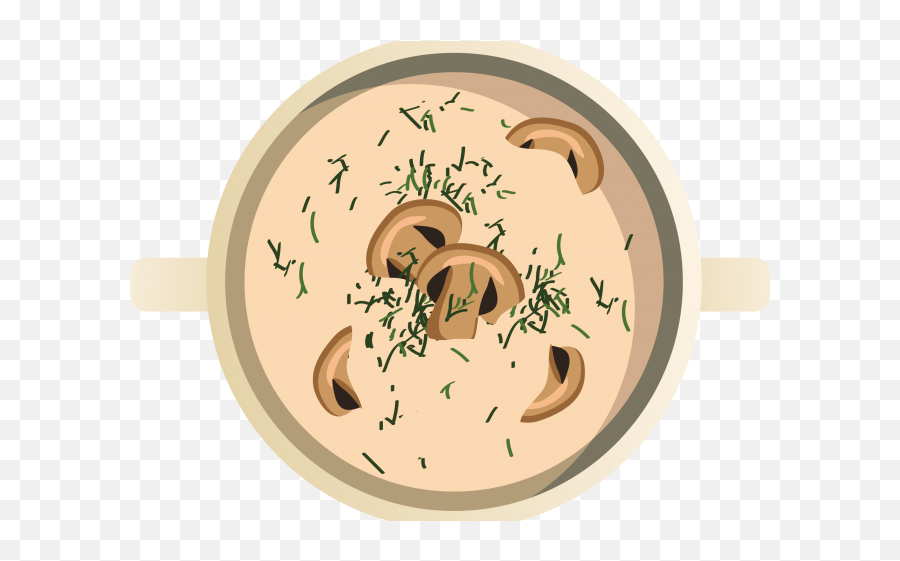 Download Soup Clipart Watercolor - Mushroom Soup Clipart Emoji,Soup Clipart