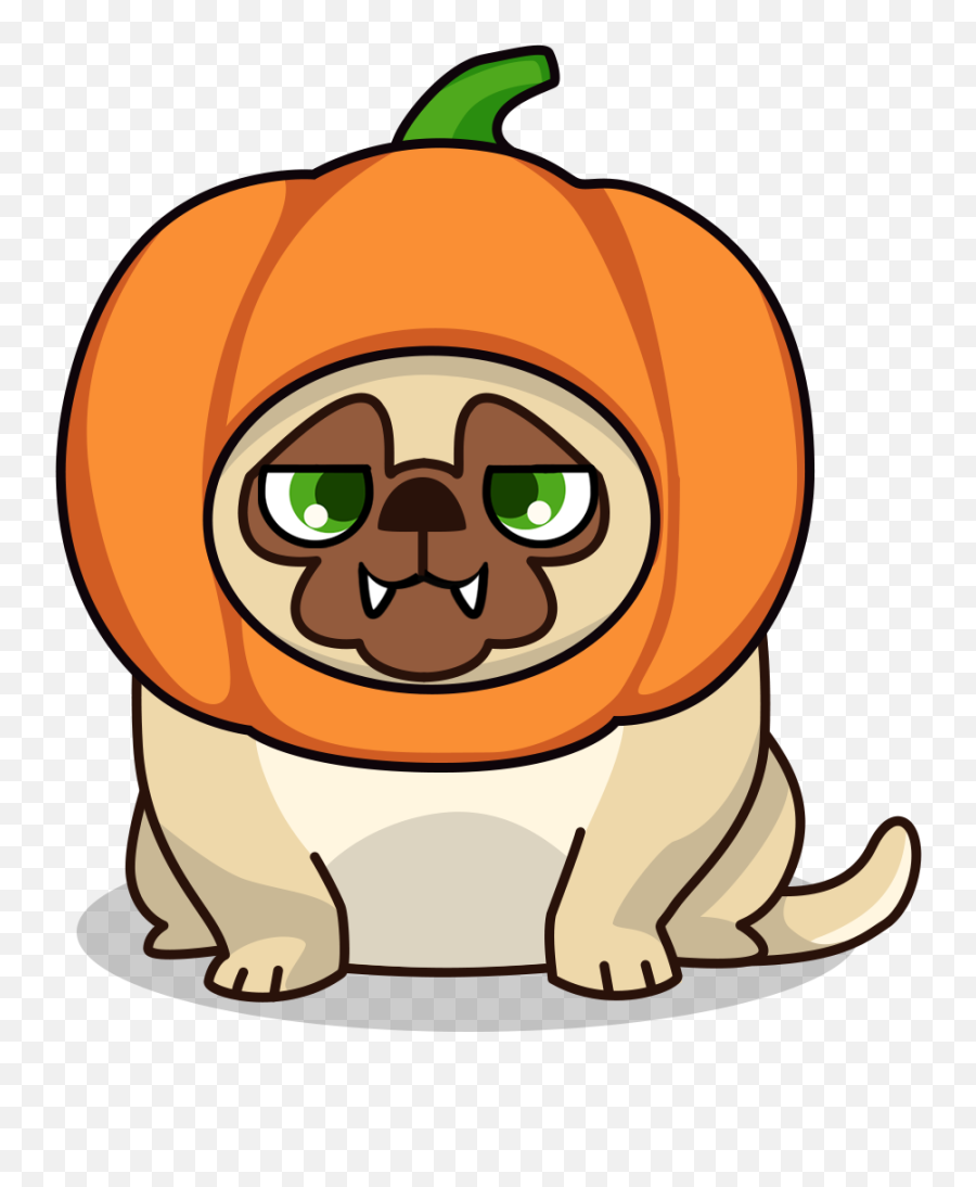 Pumpkin Dog Png Png Download - Pumpkin Dog Png Clipart Emoji,Pumpkin Clipart Transparent Background