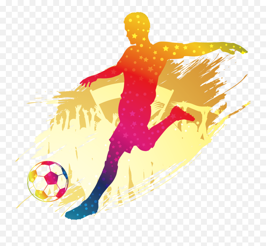 Football Player Silhouette Clip Art - Silueta Jugadores Soccer Silhouette Football Player Emoji,Football Player Clipart