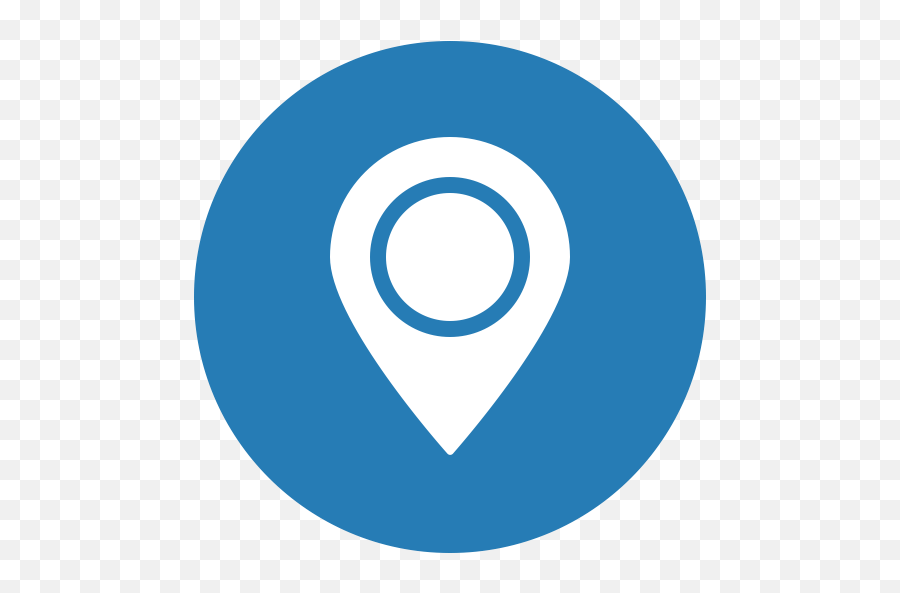 Blue Direction Gps Location Map - Eye Restaurant Emoji,Location Icon Png
