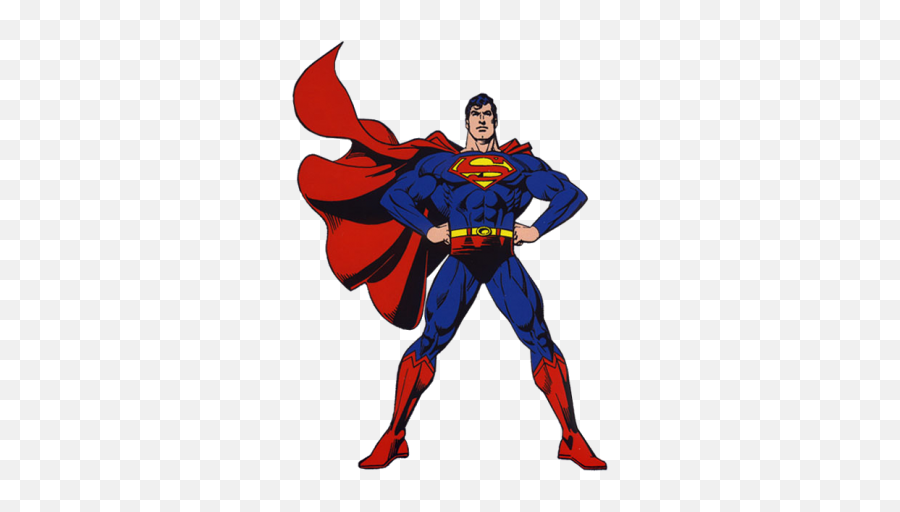 Superman Png Superman Transparent - Comic Superman Standing Emoji,Superman Png