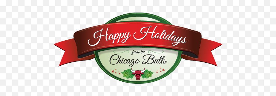 Happy Holidays From The Chicago Bulls Emoji,Chicago Bulls Png