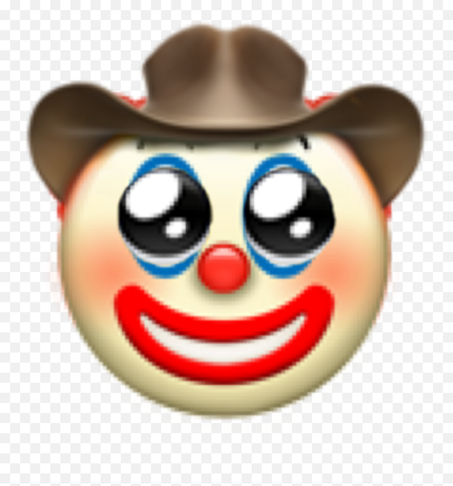 Emoji Clown Clownemoji Cowboy Sticker By Aubrey - Happy,Clown Emoji Png