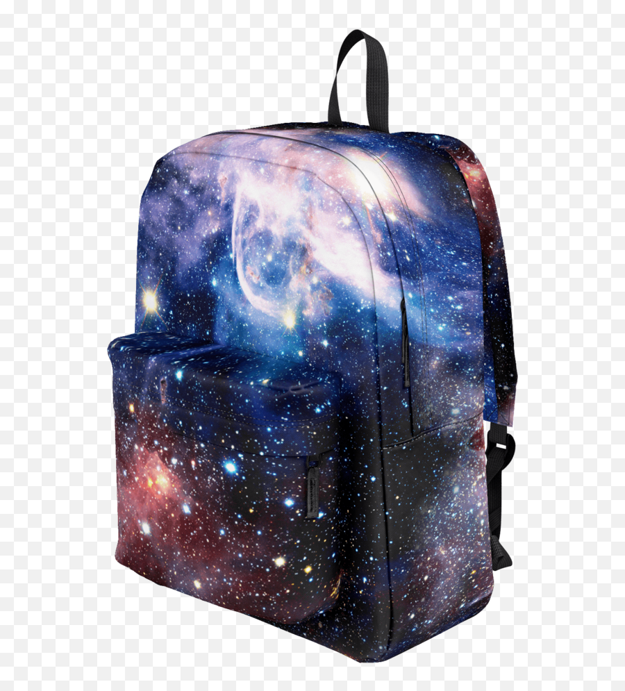 Download Hd Galaxy Backpack Png - Star Backpack Transparent Background Emoji,Backpack Png