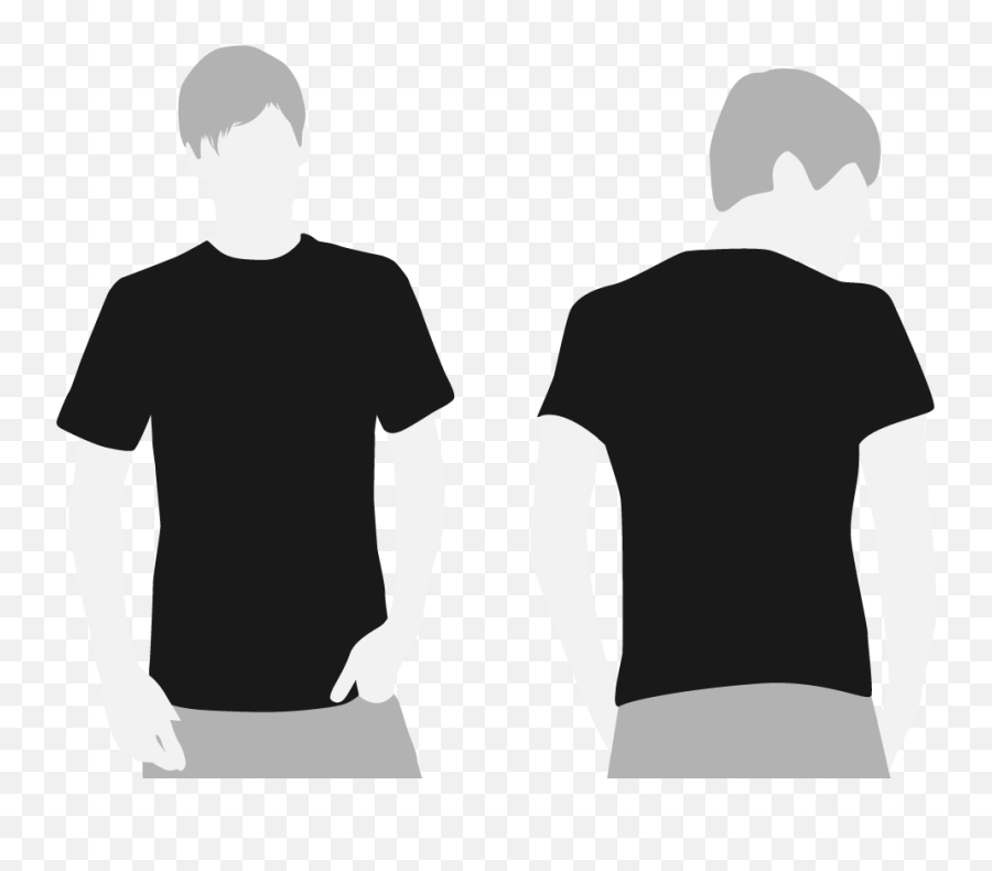Hollywood Clipart Tshirt Hollywood Tshirt Transparent Free - Transparent Black T Shirt Template Emoji,T Shirt Clipart