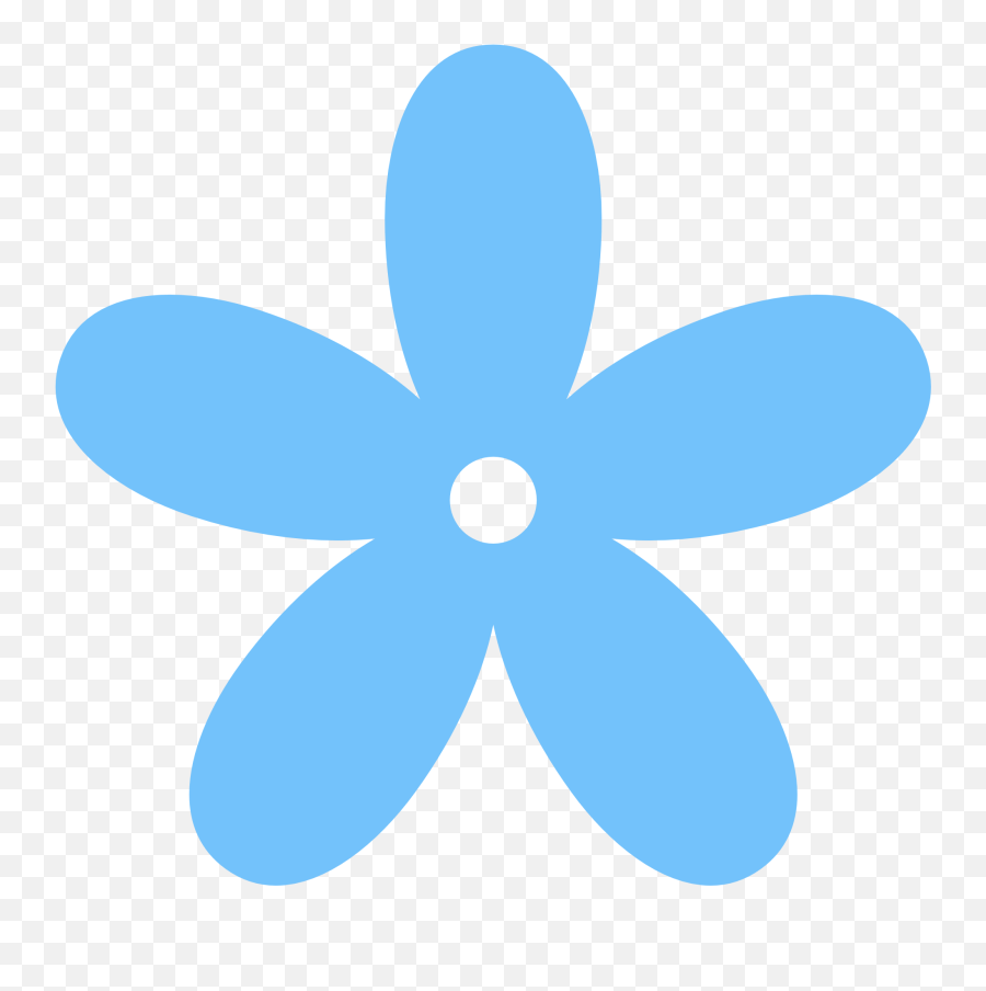 Free Blue Vector Cliparts Download - Blue Flower Clipart Emoji,Blue Clipart