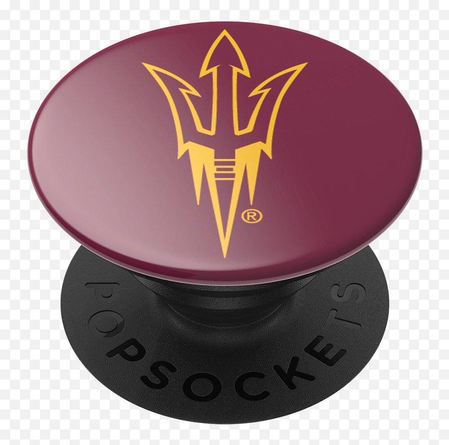 Sundevils Cell Phone Grip Phone Grip And Stand Phone Grips - Sun Devils Emoji,Arizona State Logo