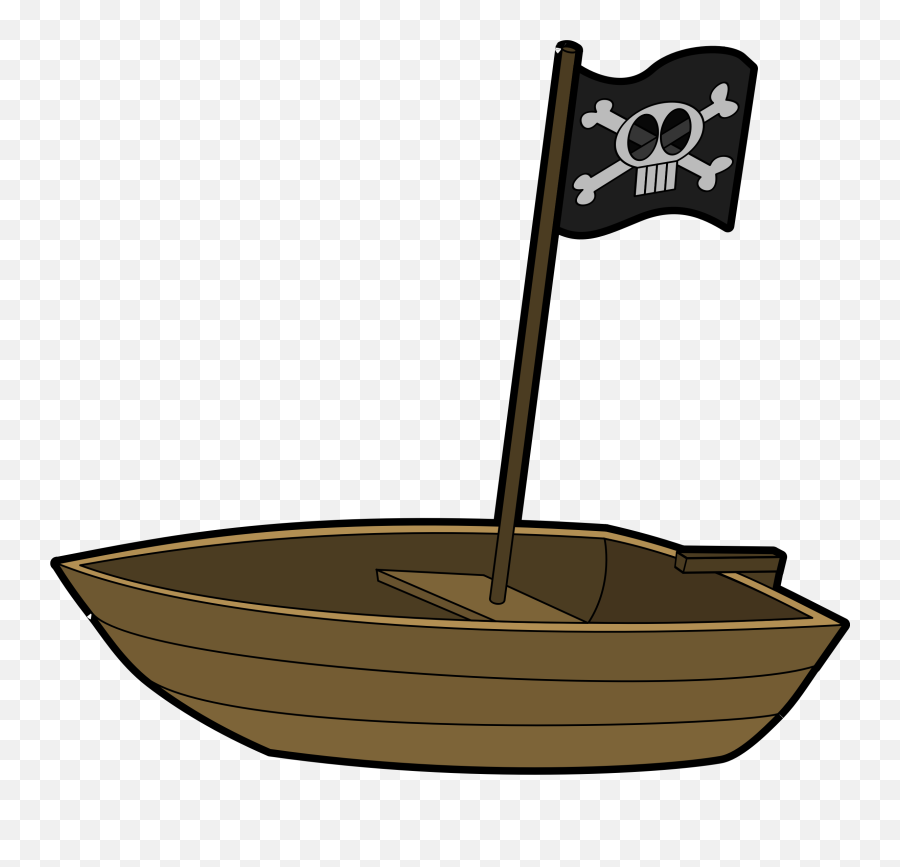 Pirates Boat - Cartoon Transparent Boat Emoji,Boat Clipart