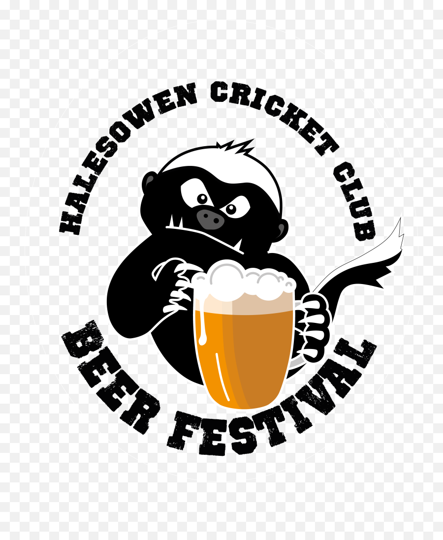 Honey Badger Beer Festival Logo - Illustration Clipart Honey Badger Logo With Beer Emoji,Badger Logo