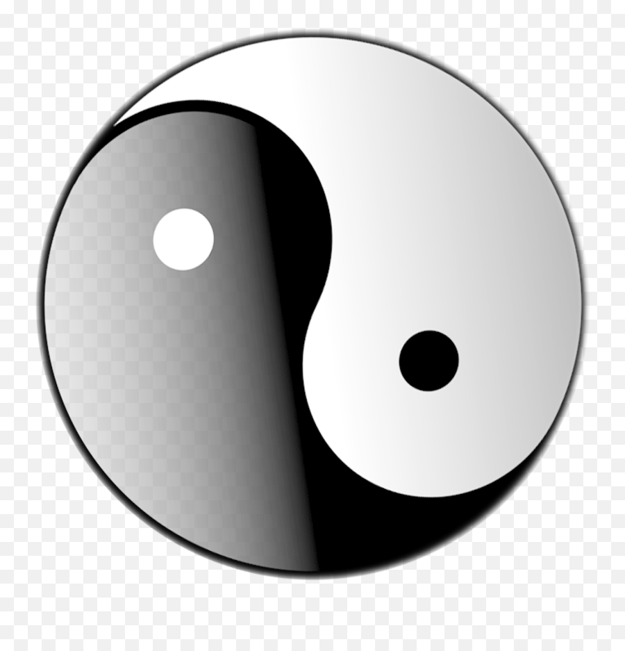Yin And Yang Png - Yin Yang Png 3d Emoji,Yin And Yang Png