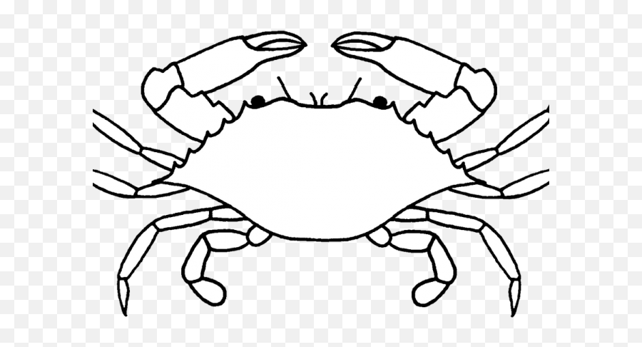 Shape Clipart Crab - Crab Images Black And White Clipart Emoji,Crab Clipart