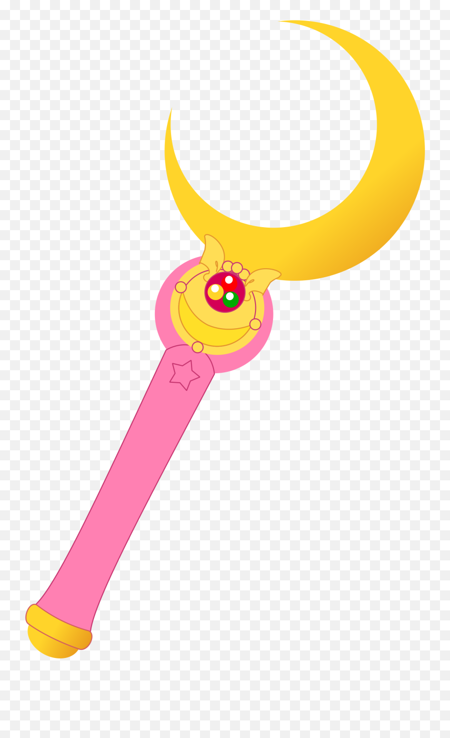 Moon Wand Vector Sailor Moon Fan Art Sailor Moon Wands - Girly Emoji,Wand Png