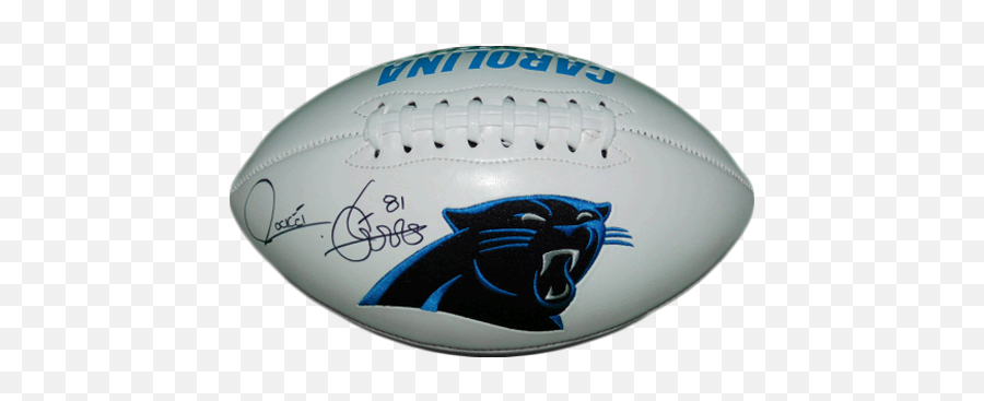 Rocket Ismail Autographed Carolina - Carolina Panthers Emoji,Carolina Panthers Logo Image
