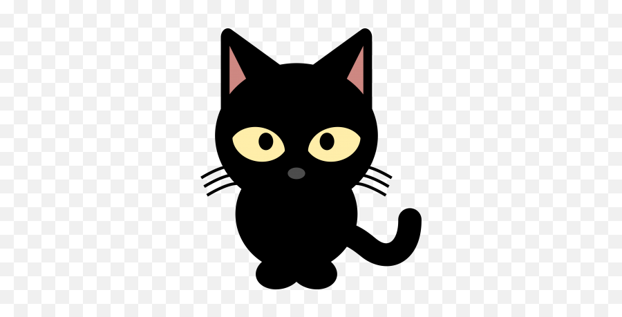 Black Cat Png Black Cat Transparent Background - Freeiconspng Black Cat Clipart Emoji,Cats Png