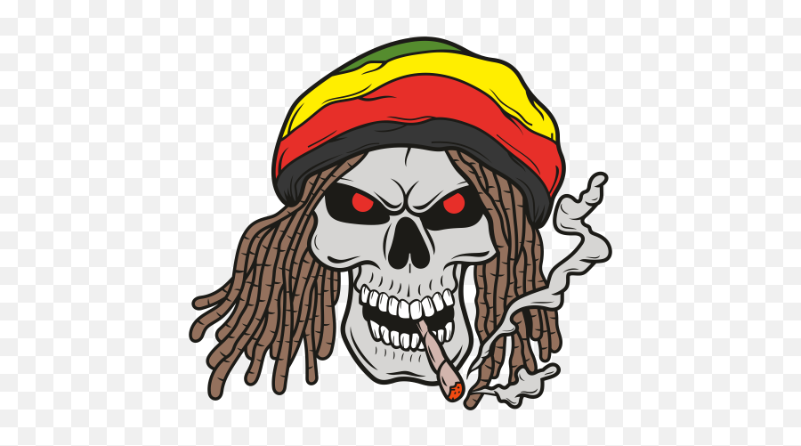 Skull Smoking Svg - Scary Emoji,Smoking Clipart