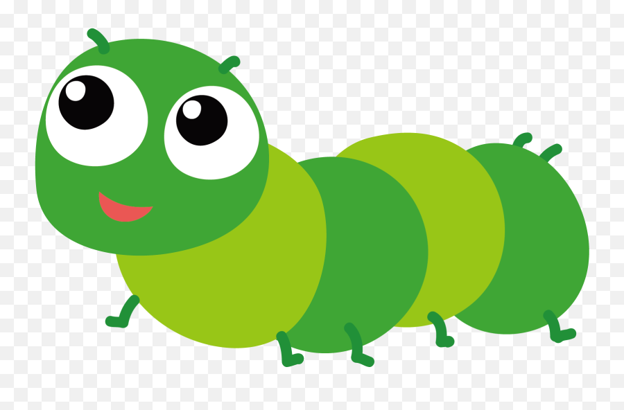 Caterpillar Clipart Vector - Clipart Caterpillar Png Emoji,Caterpillar Clipart