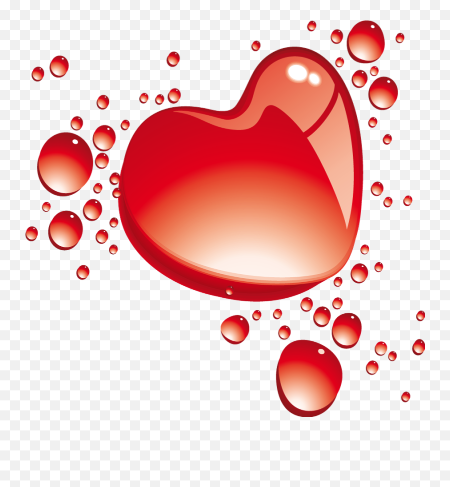 Heart Bubbles Clipart Emoji,Bubbles Clipart