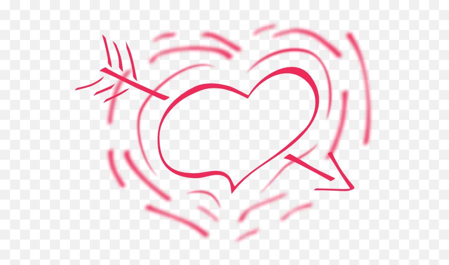Heart Pink Arrow Png Download Emoji,Pink Arrow Png