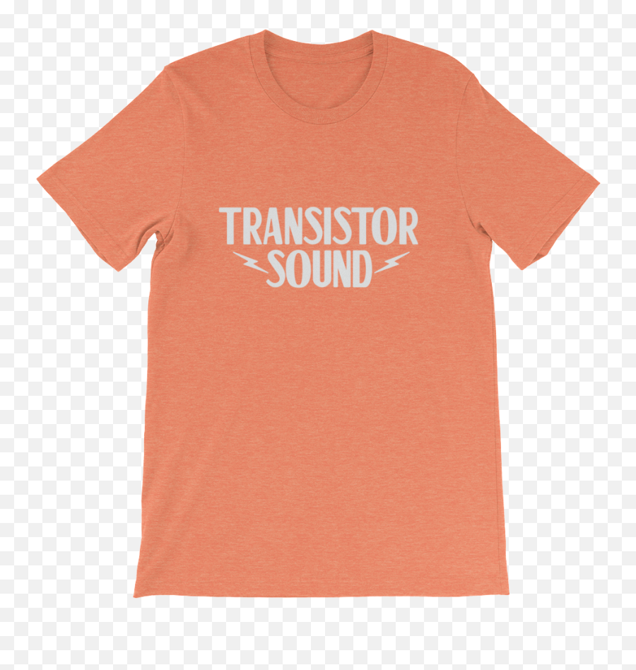 Menu0027s Transistor Sound Logo T - Orange Heather U2014 Transistor Emoji,Heathers Logo