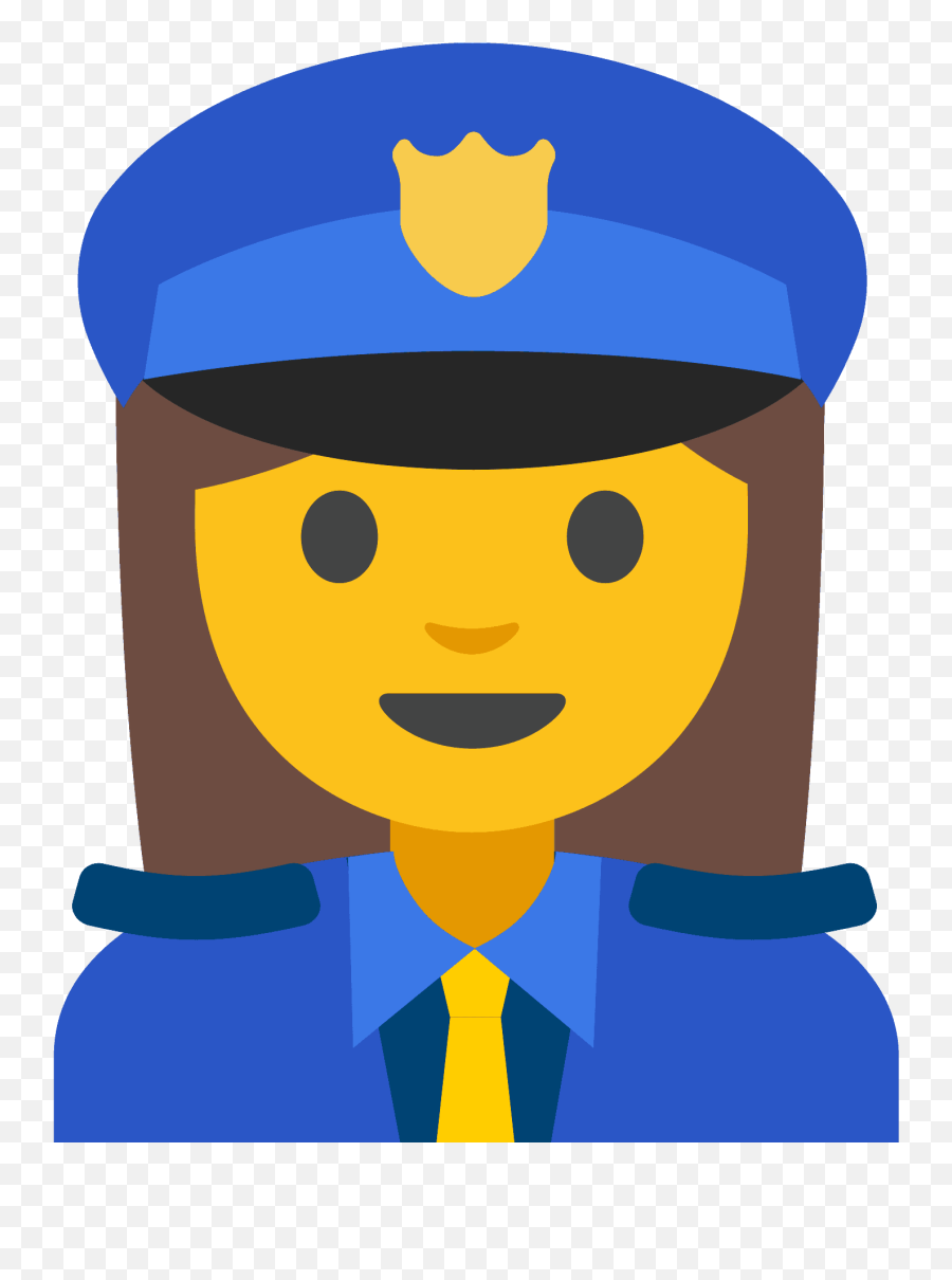 Woman Police Officer Emoji Clipart Free Download Transparent - Police,Police Officer Clipart