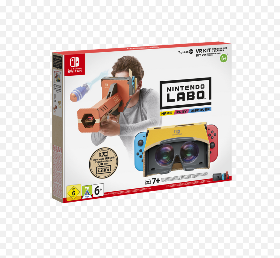Nintendo Labo Vr Kit Starter Set Blaster Emoji,Nintendo Labo Logo