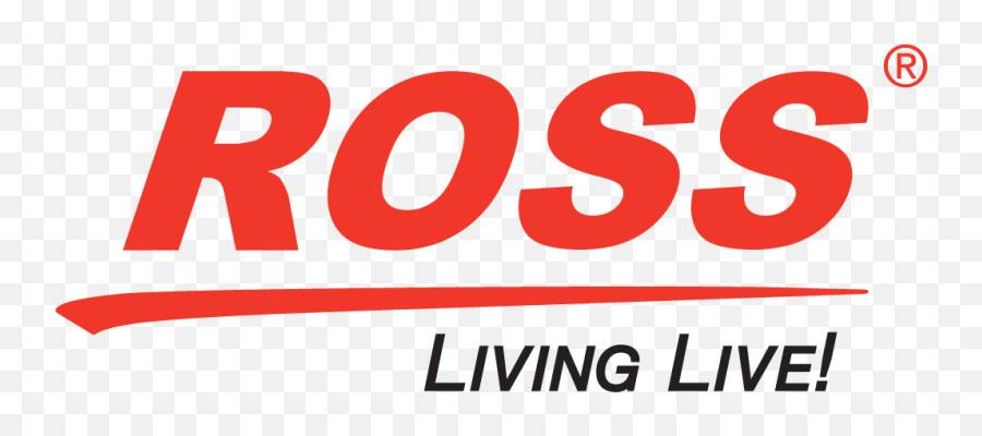 Ross Logo Living Live Pms485 Blk - Ross Video Logo Emoji,Live Logo