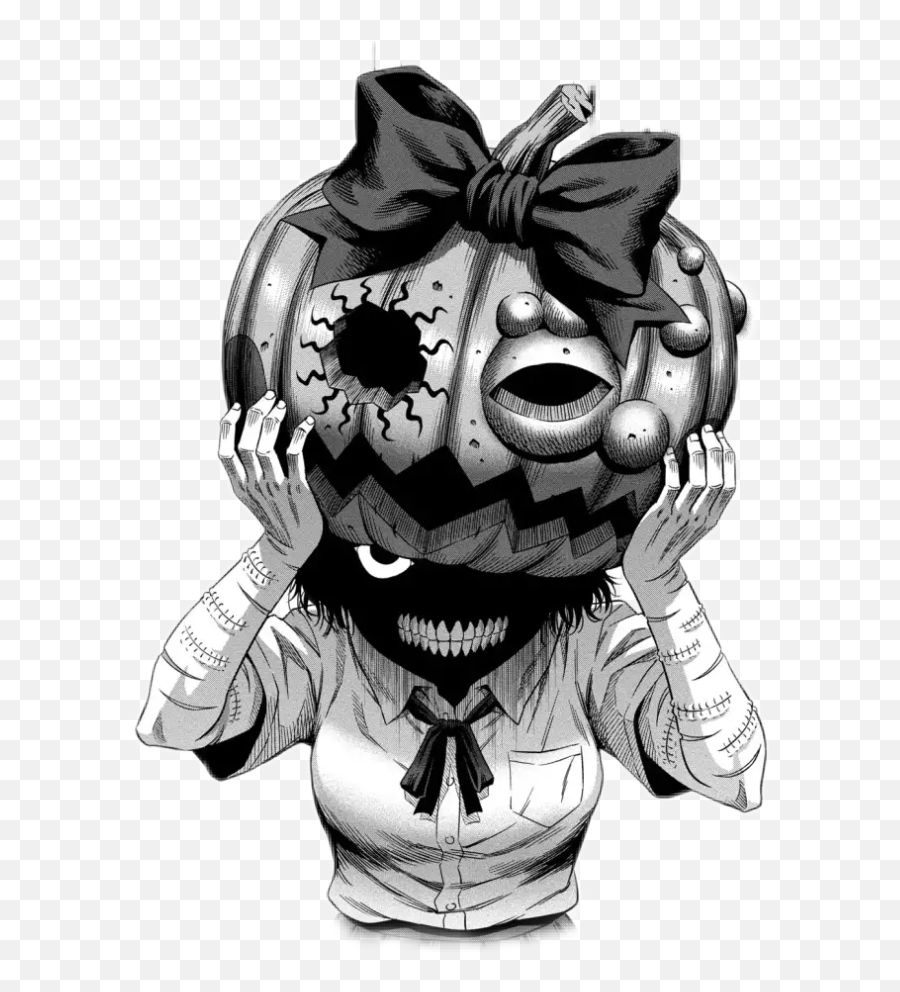 Pumpkinnight Manga Horror Sticker By Angelina Emoji,Scary Transparent