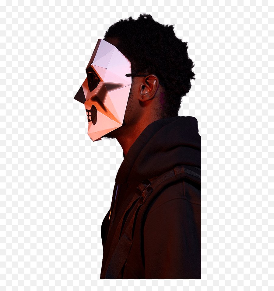 Skull Trooper Cosplay Papercraft Mask - Fortnite Emoji,Skull Trooper Transparent