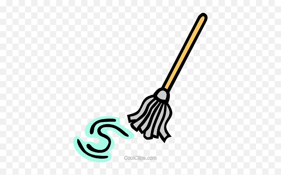 Download Mop Royalty Free Vector Clip - Mop Illustration Png Emoji,Clean Up Clipart