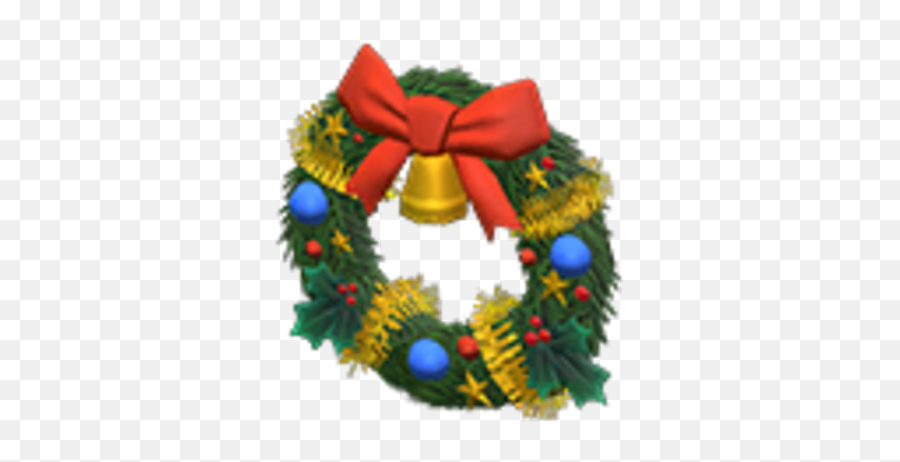 Festive Wreath Emoji,Christmas Wreath Png