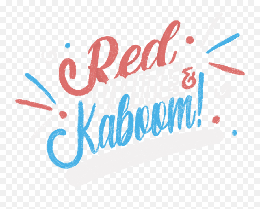 Red White Kaboom Emoji,Kaboom Png