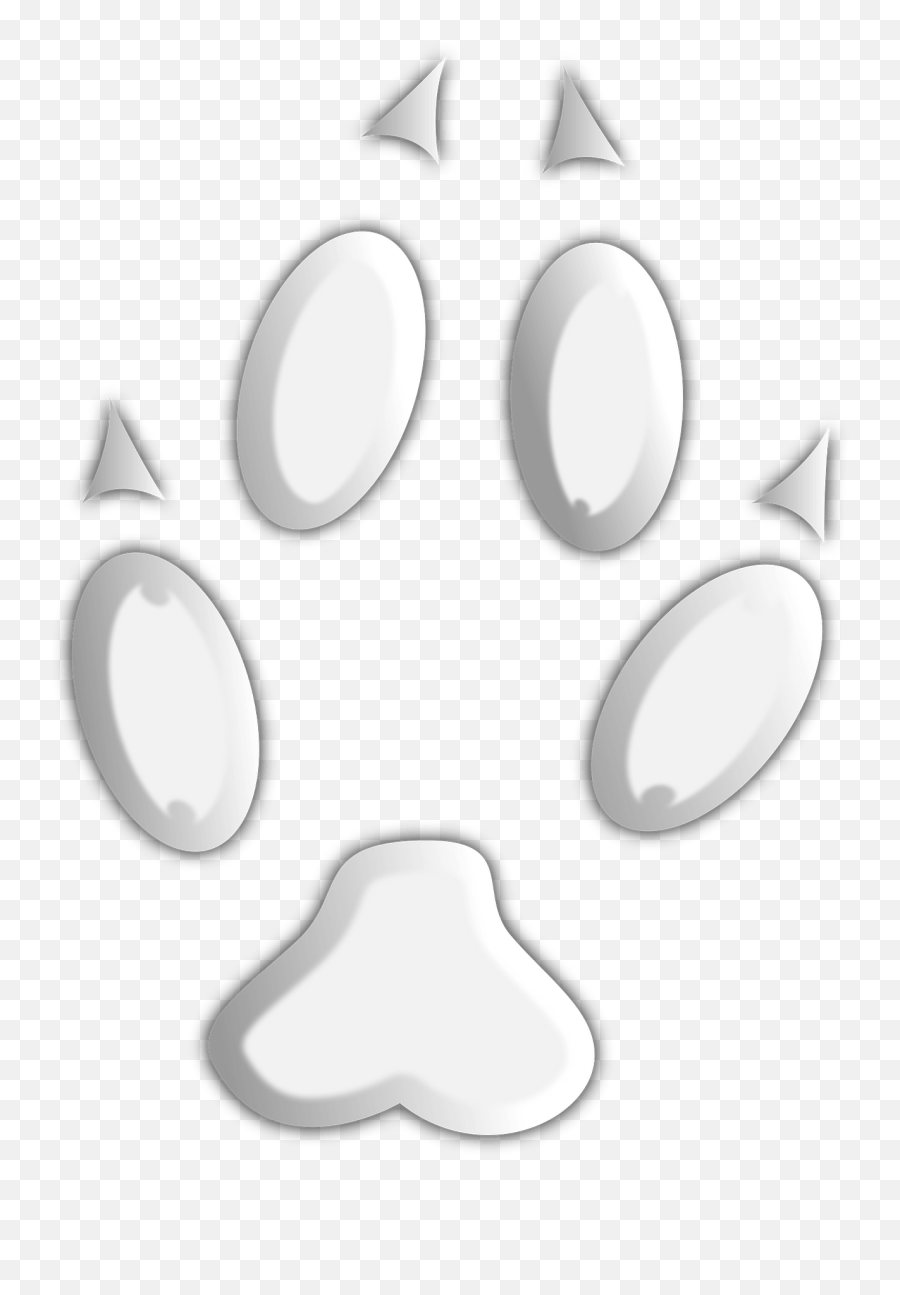 Footprint 1 Clipart Free Download Transparent Png Creazilla - Jejak Kaki Kucing Putih Vektor Emoji,1 Clipart