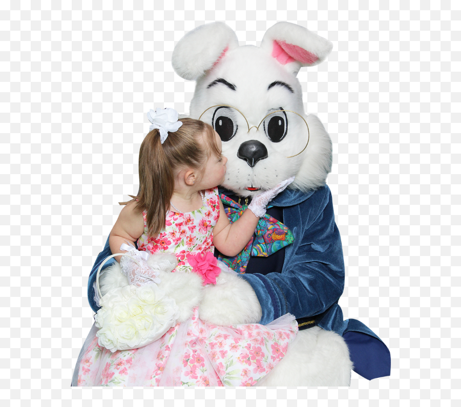 Easter Bunny With Autism Speaks - Dfwchild Autism Bunny Emoji,Autism Speaks Logo