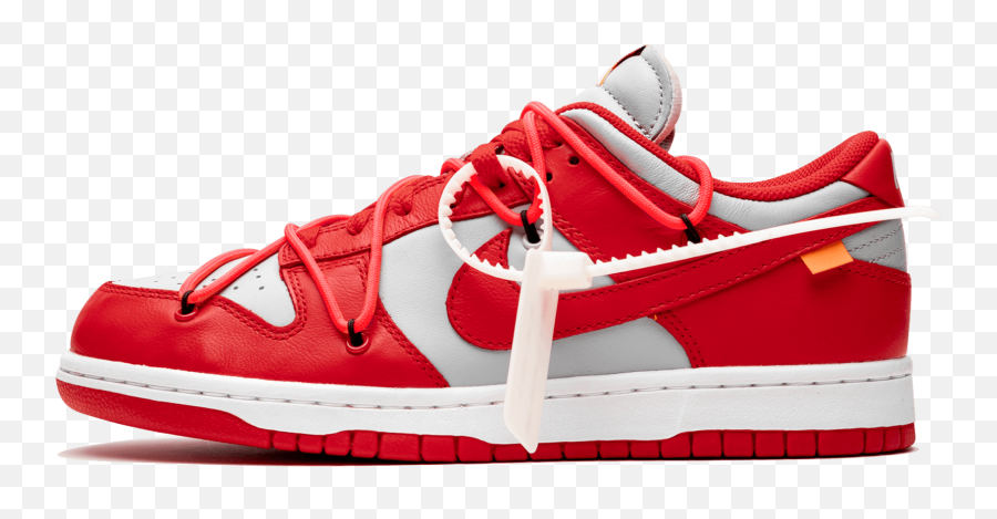 Off White X Nike Dunk Low Unlv Release - Nike Dunk Low Off White University Red Emoji,Off White Png