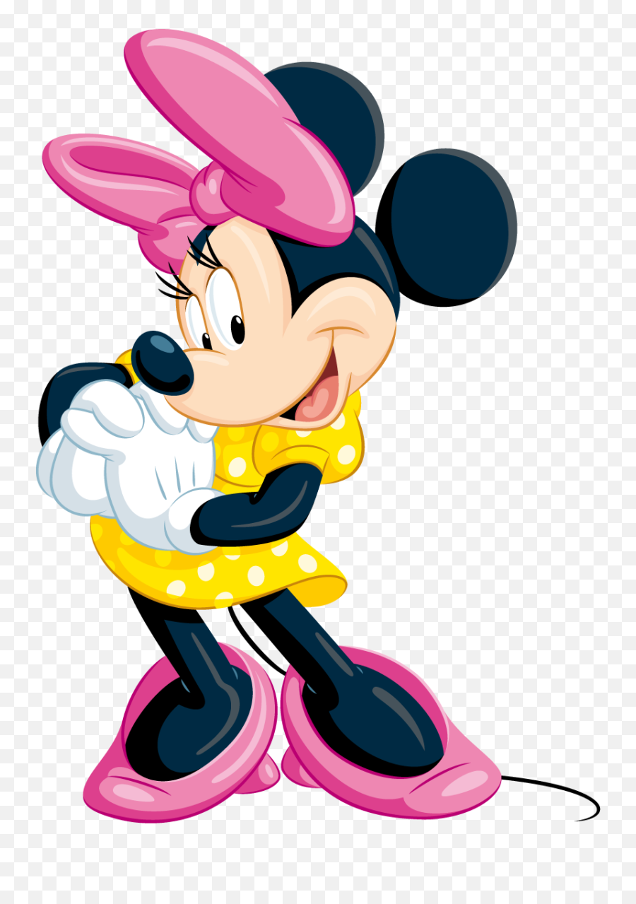 Minnie Mouse Png Transparent Images Png All - Cute Minnie Mouse Emoji,Mickey Mouse Png